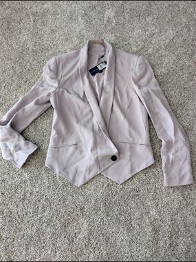 ​Rebecca Minkoff Becky Silk Blazer Jacket Lavender Purple M NWT $348